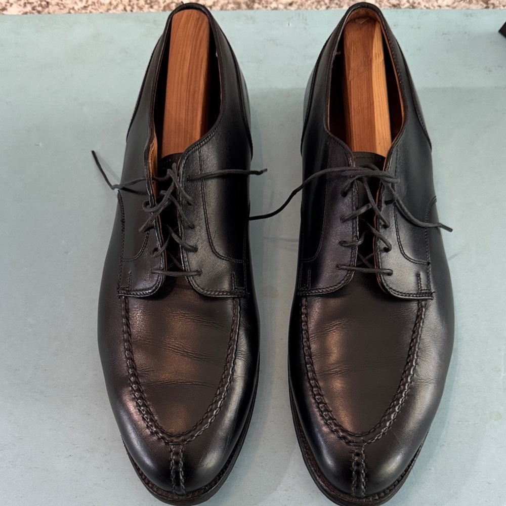 Alden Black Leather Men's Oxfords